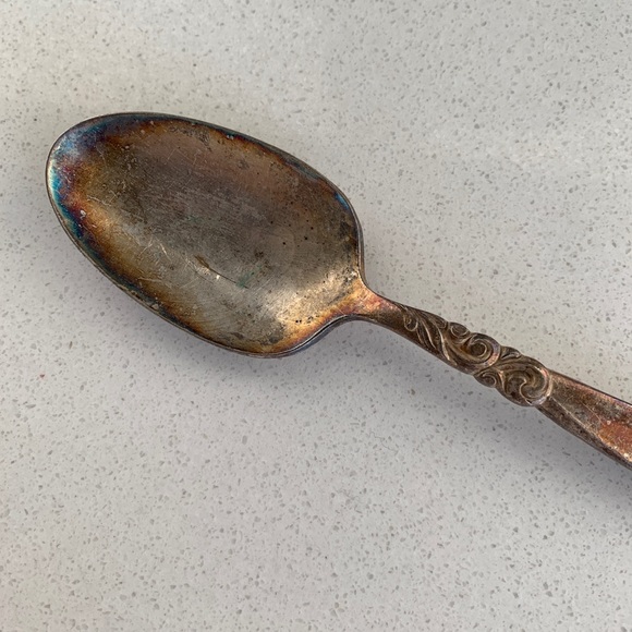 Circa 1955 Community Silverplate “South Seas” Oval Dessert/Place/Serving Spoon - Picture 2 of 4